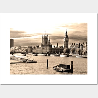 Big Ben Houses of Parliament Westminster Bridge London Posters and Art